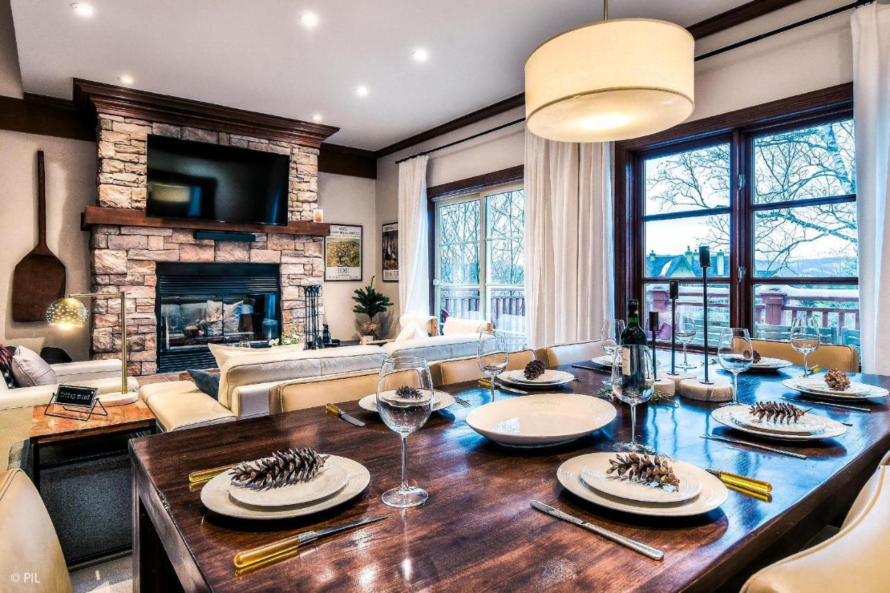 Le Plateau Ski Inout W 3Bdrs W Pool Access Mont-Tremblant Luaran gambar